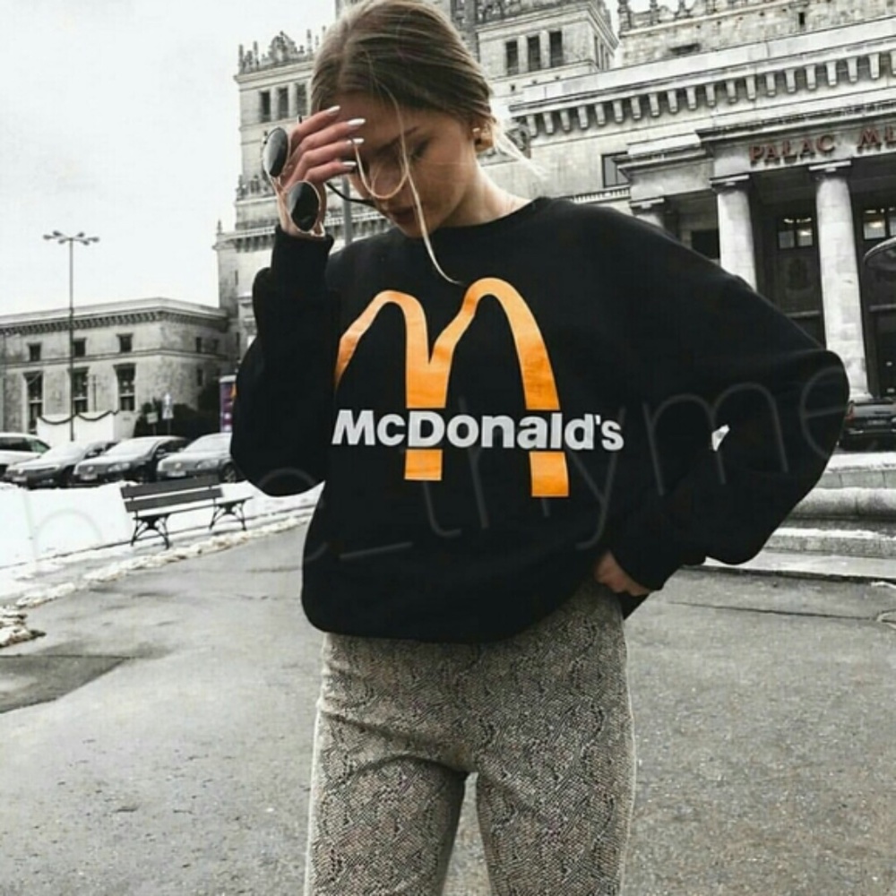 Zara McDonald's Sweatshirt Crewneck Size S